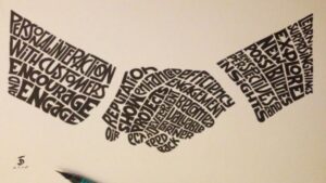 Como hacer un caligrama